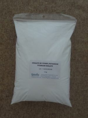 Oxalate de titanyl-potassium / Titanyl-potassium oxalate - mordant - ©GREEN'ING