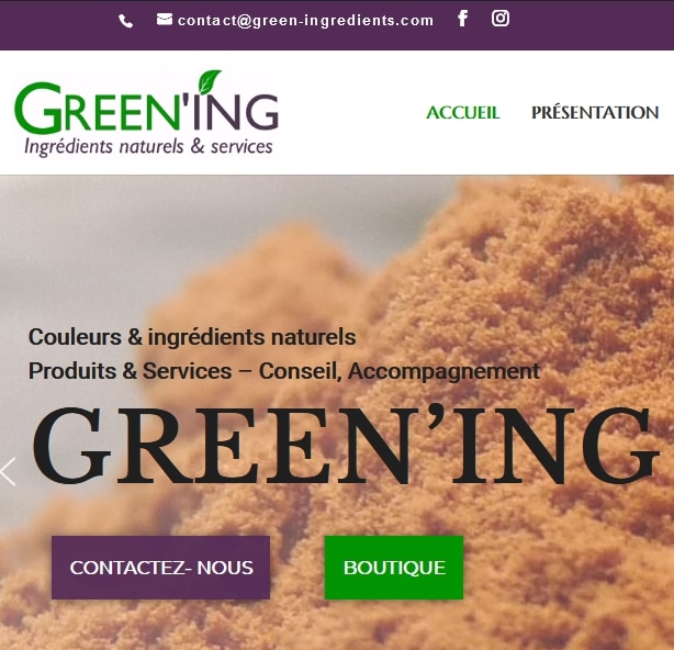 GREEN'ING - Nouveau site ©GREEN'ING