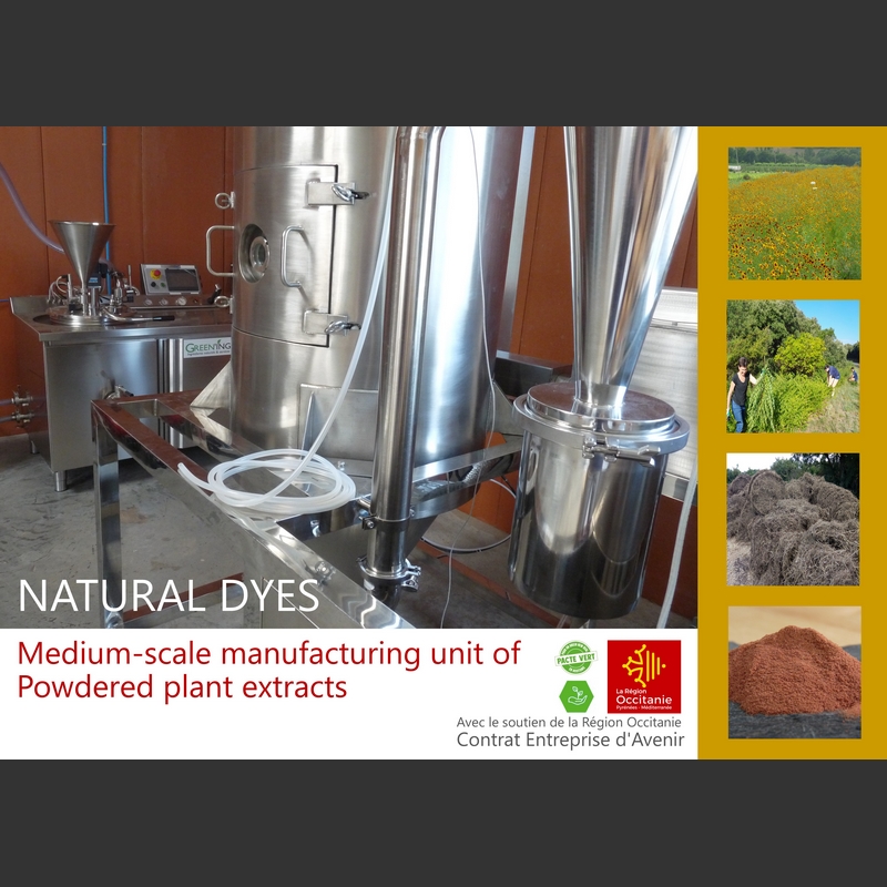 Medium Scale Natural Dyes Manufacturing Unit ©GREEN'ING